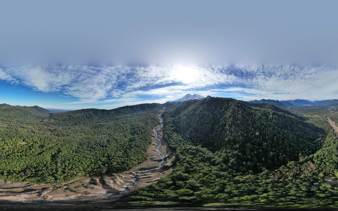Panorámica 360 Valle Zona norte Lago Chapo